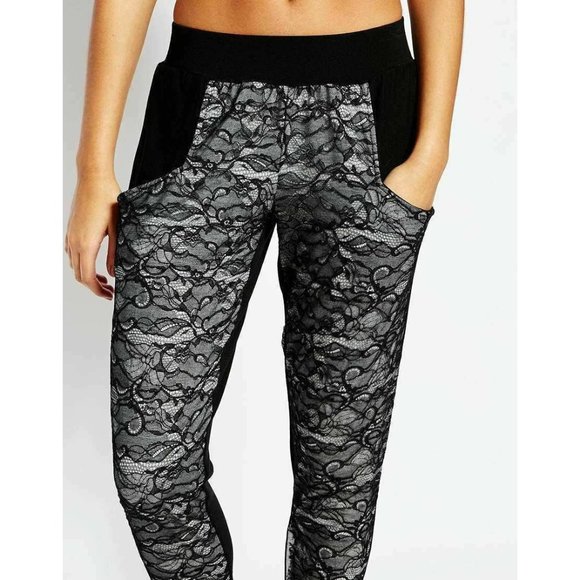 Blue Life Lace Contrast Lounge Pant L - Picture 15 of 15